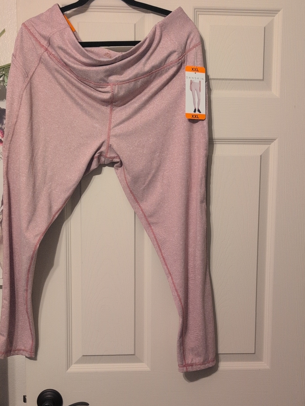 Danskin Light Pink Ladies Stretch Active Leggings